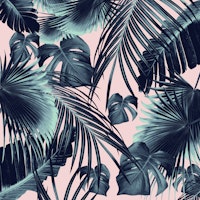 Tropical Jungle Leaves 2 tapete