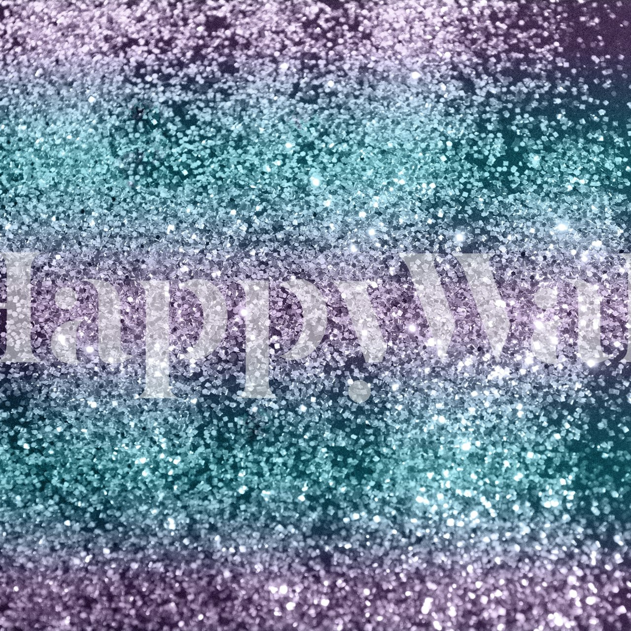 Carta da parati con gradiente scintillante con viola e acqua che ricordano la coda di una sirena