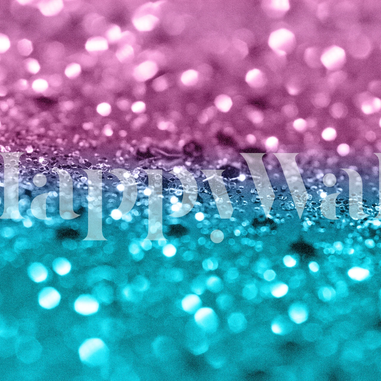 Tropical Beach Lady Glitter 7 tapeta v pokoji