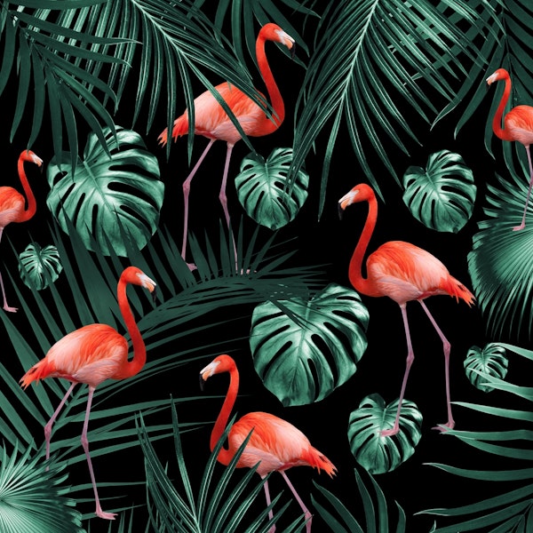 Palm Leaves Green Vibe 3