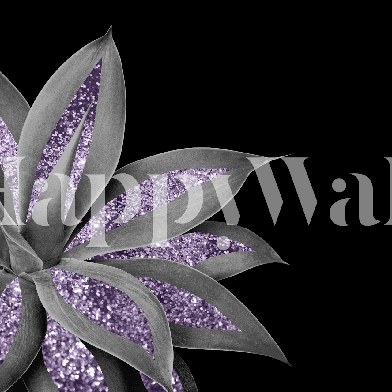 Agave Finesse Glitter Glam 3 tapeta v místnosti