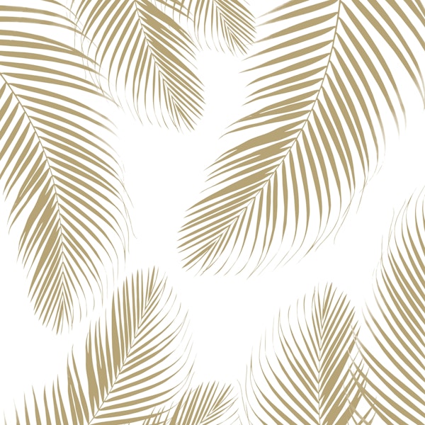 Palm Leaves Gold Cali Vibes 3