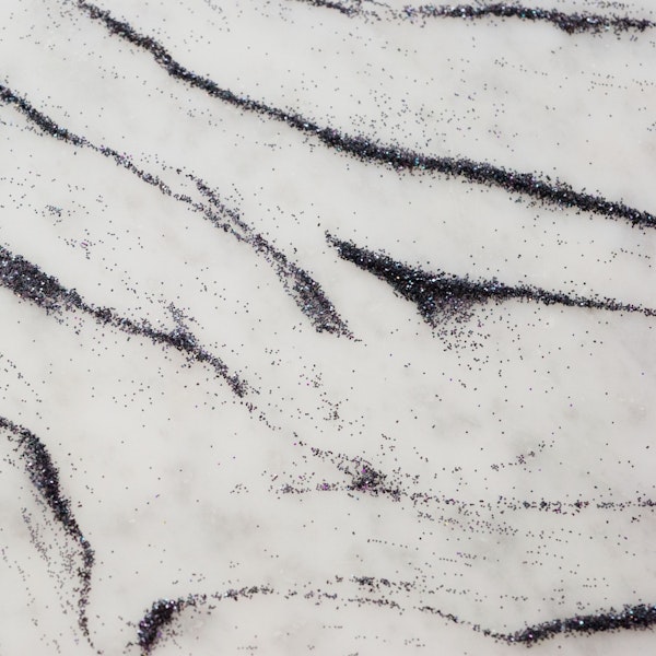 Marble Black Glitter Glam 1