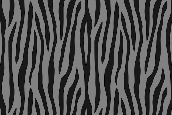 Zebra Stripes Black Grey