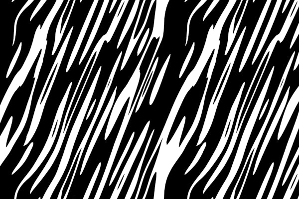 Organic Black And White Stripe