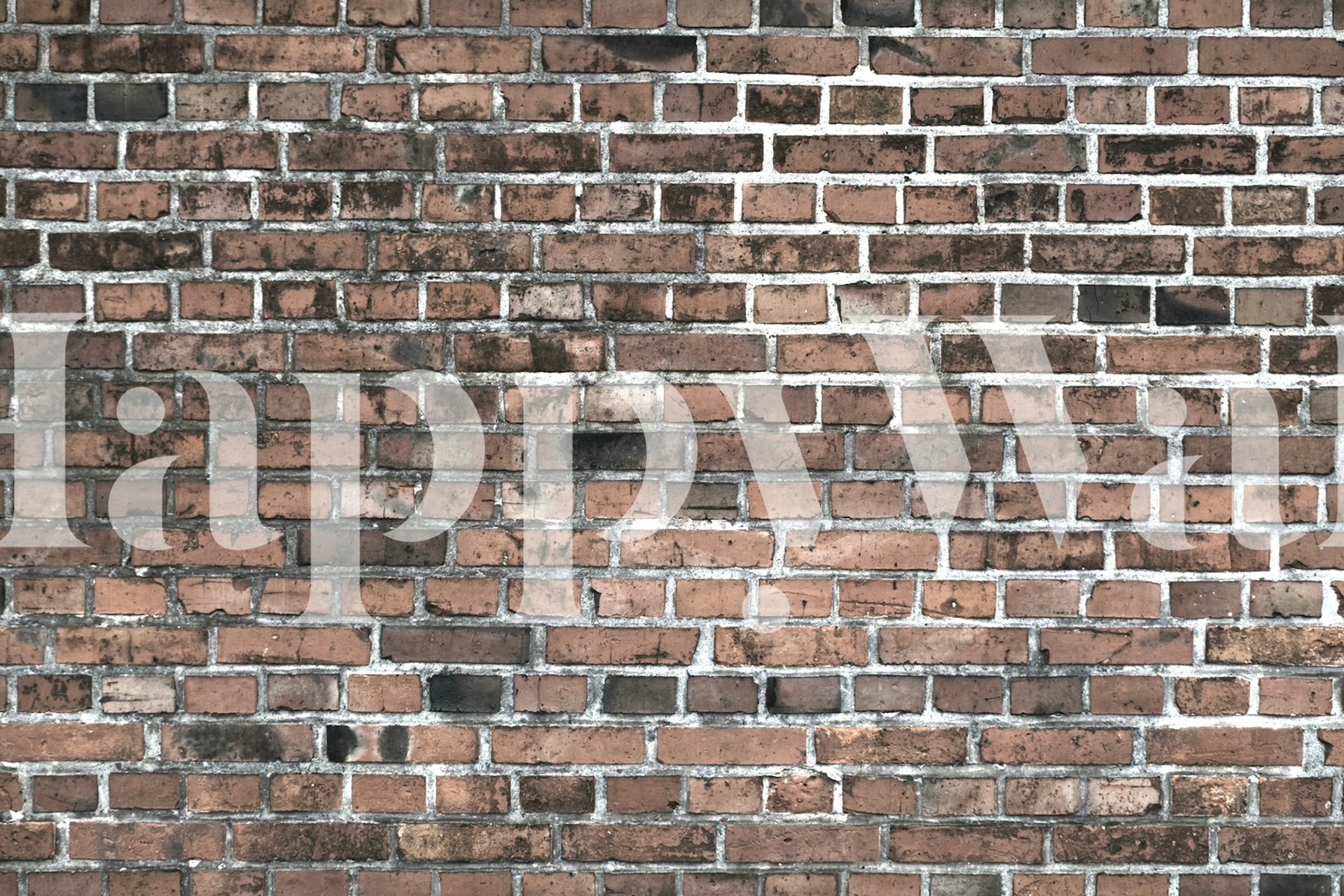 Laadukas Urban Brick Wall Tapetti Seinämaalaus Design