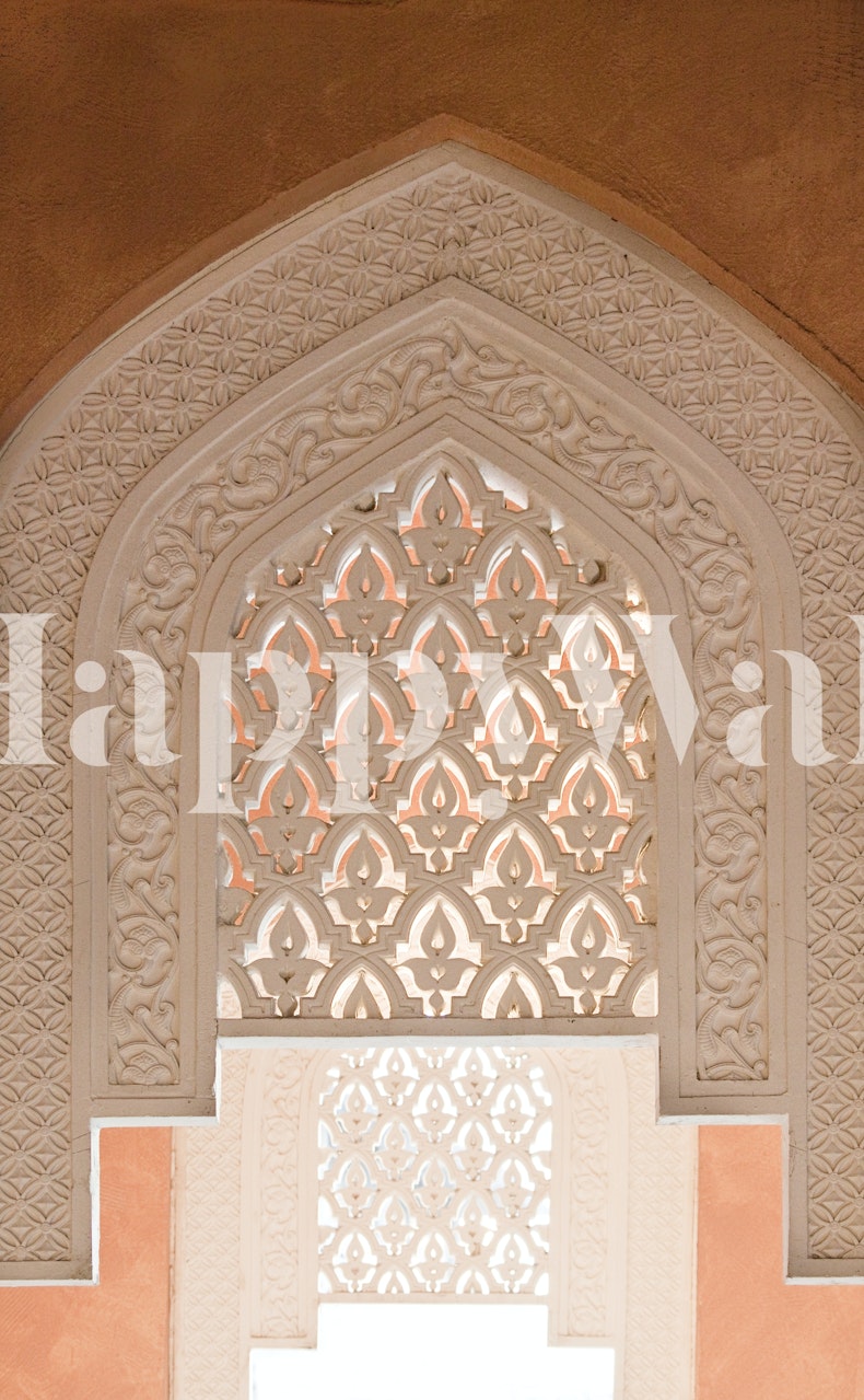 Oriental pattern tapeta u sobi