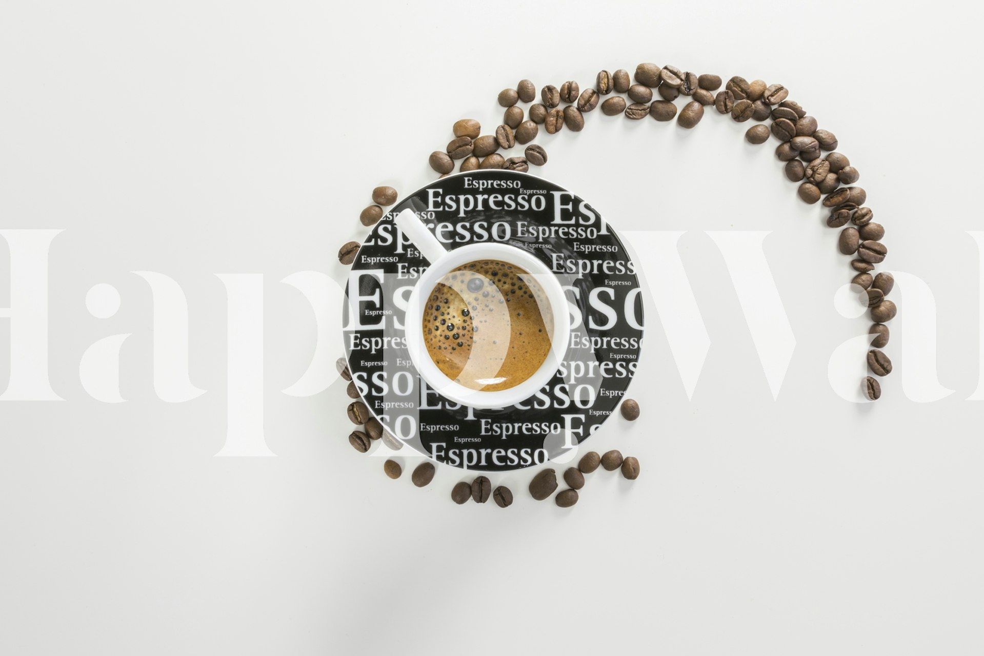 Papel de parede Espresso bar em um ambiente aconchegante