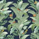 Leaf Bird Blue