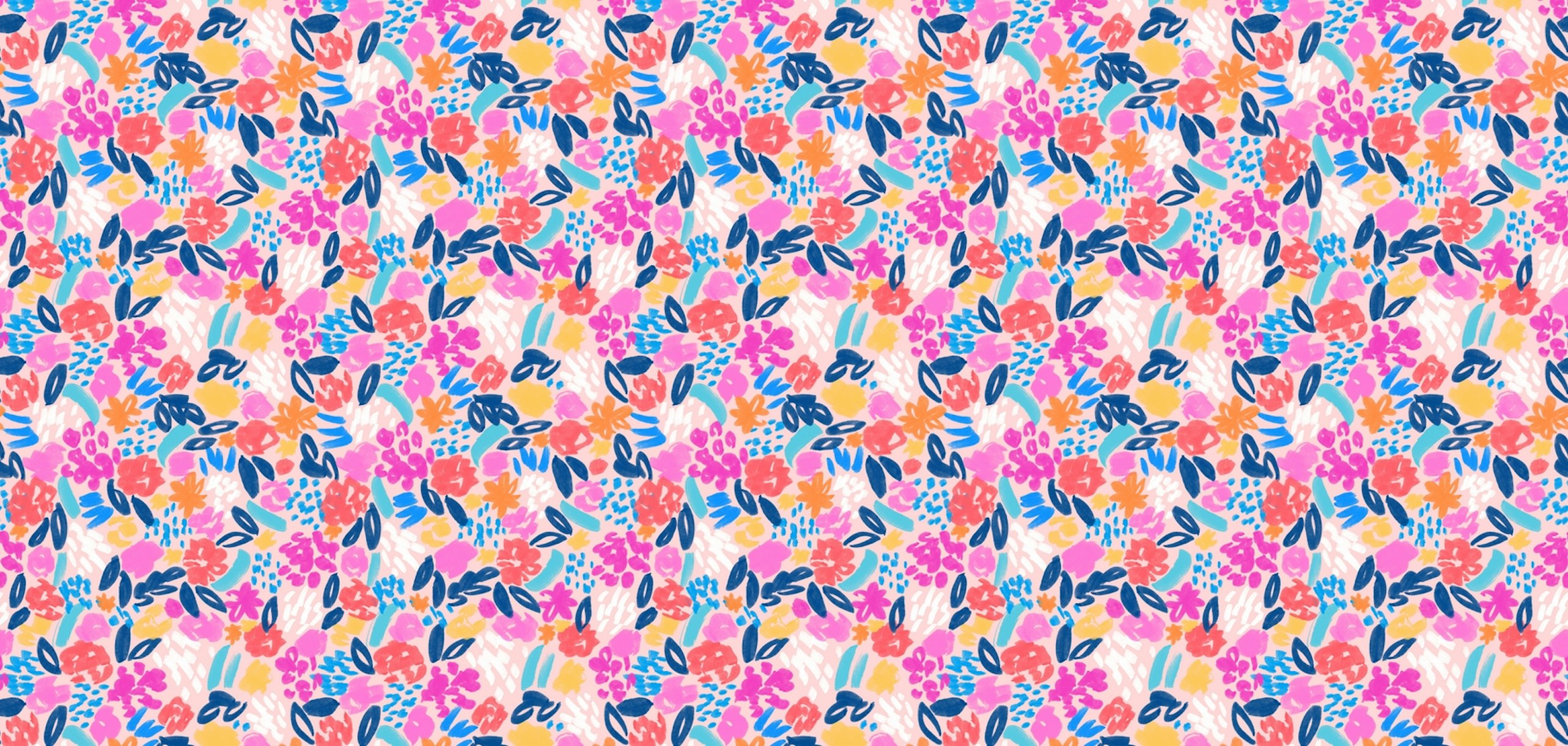 Floral Confetti Wallpaper - Buy Online at Happywall