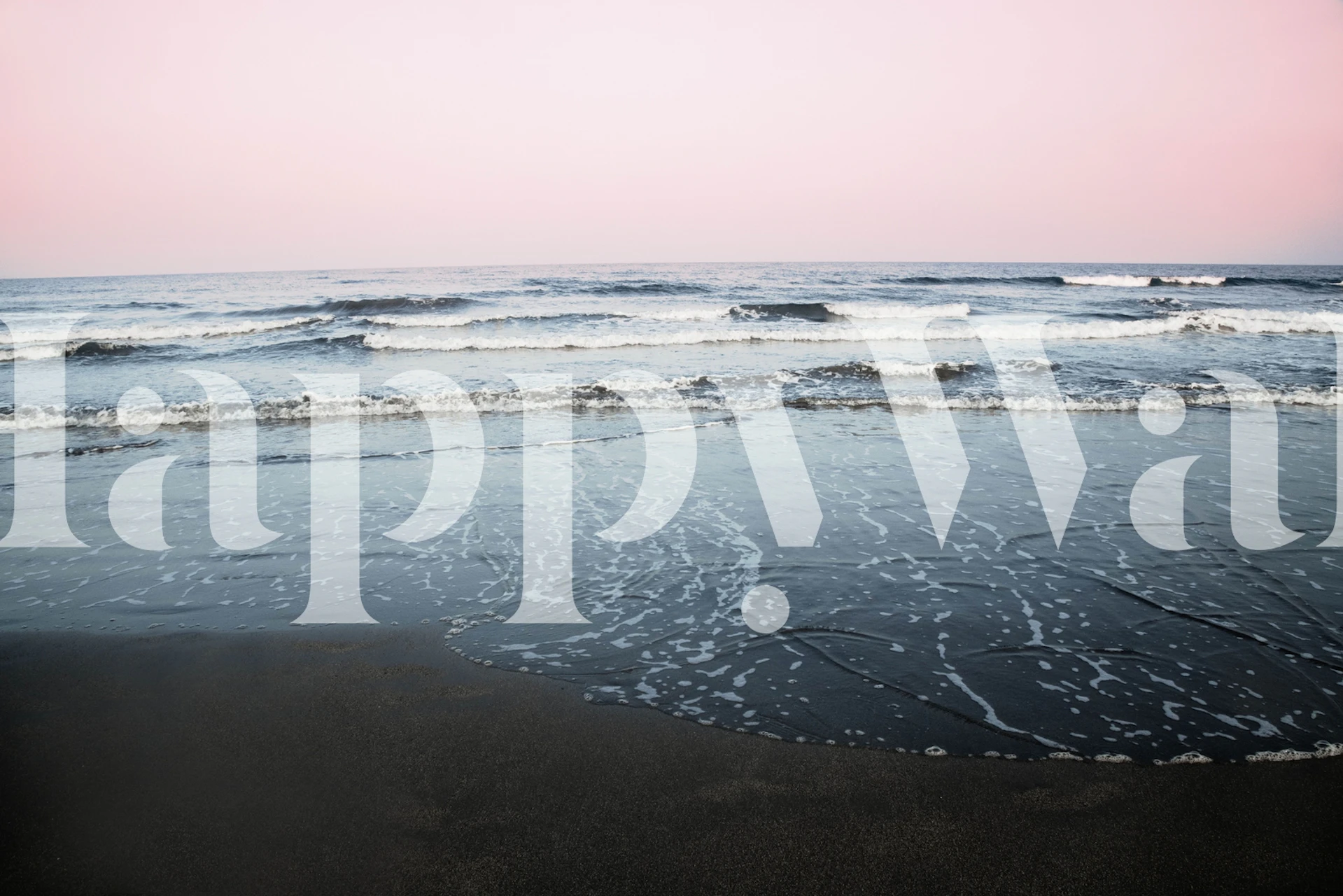 Atlantic Ocean wallpaper with soft waves