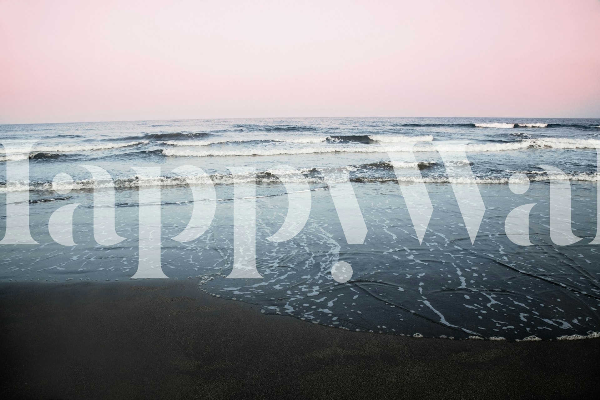 Atlantic Ocean wallpaper with soft waves