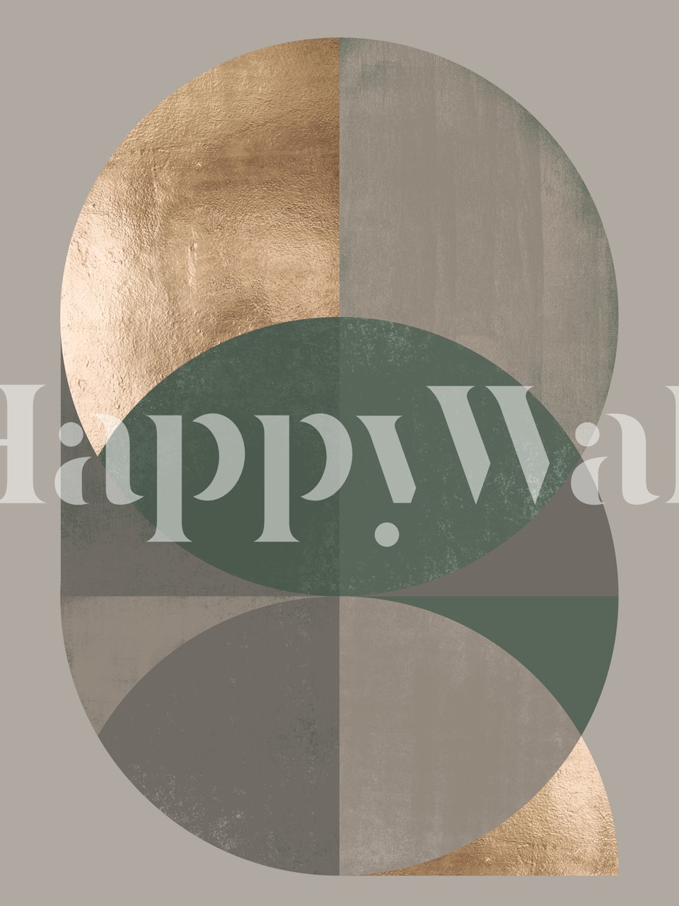 Nardo Gray VII wallpaper design in a room