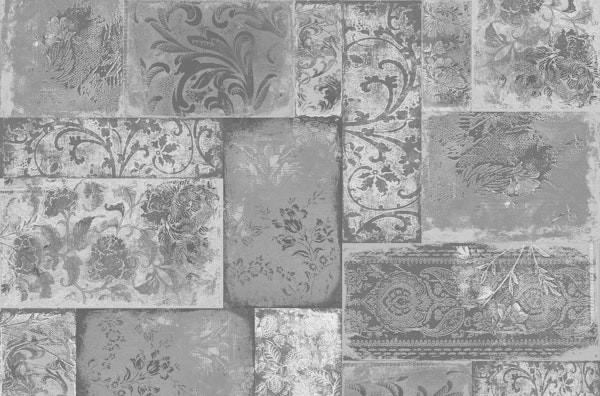 Bohemian Patchwork grey shades