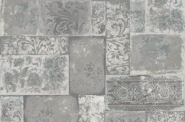 Bohemian Patchwork grey mint