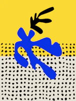 Vibrant Matisse Inspired Art tapete