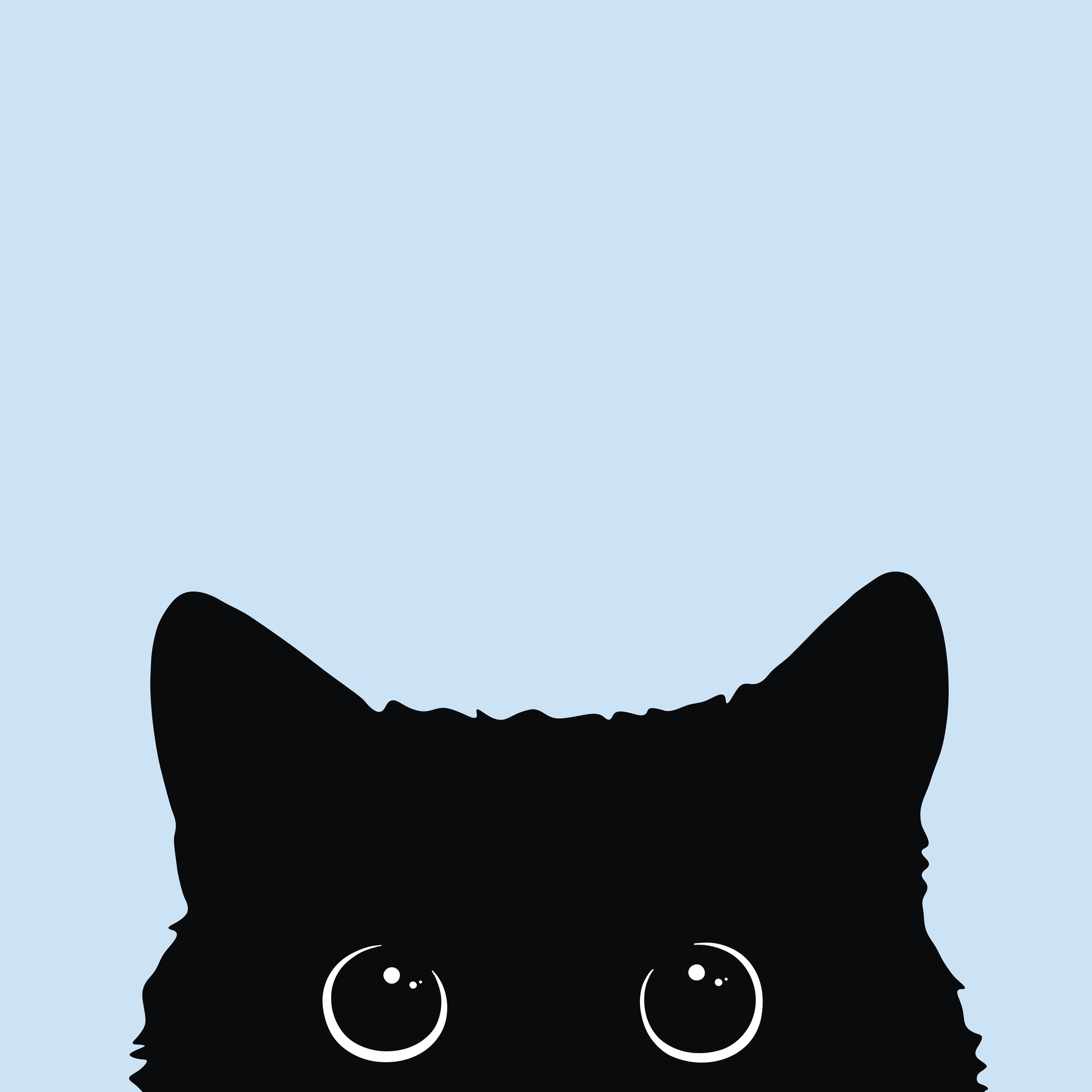 Buy Black Cat I Wallpaper Online | Happywall