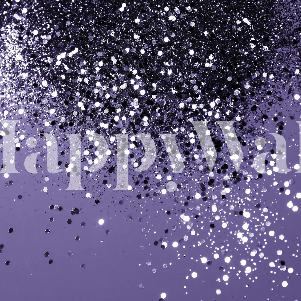 Ultra Violet Glitter Dream 2 Tapete In Einem Raum