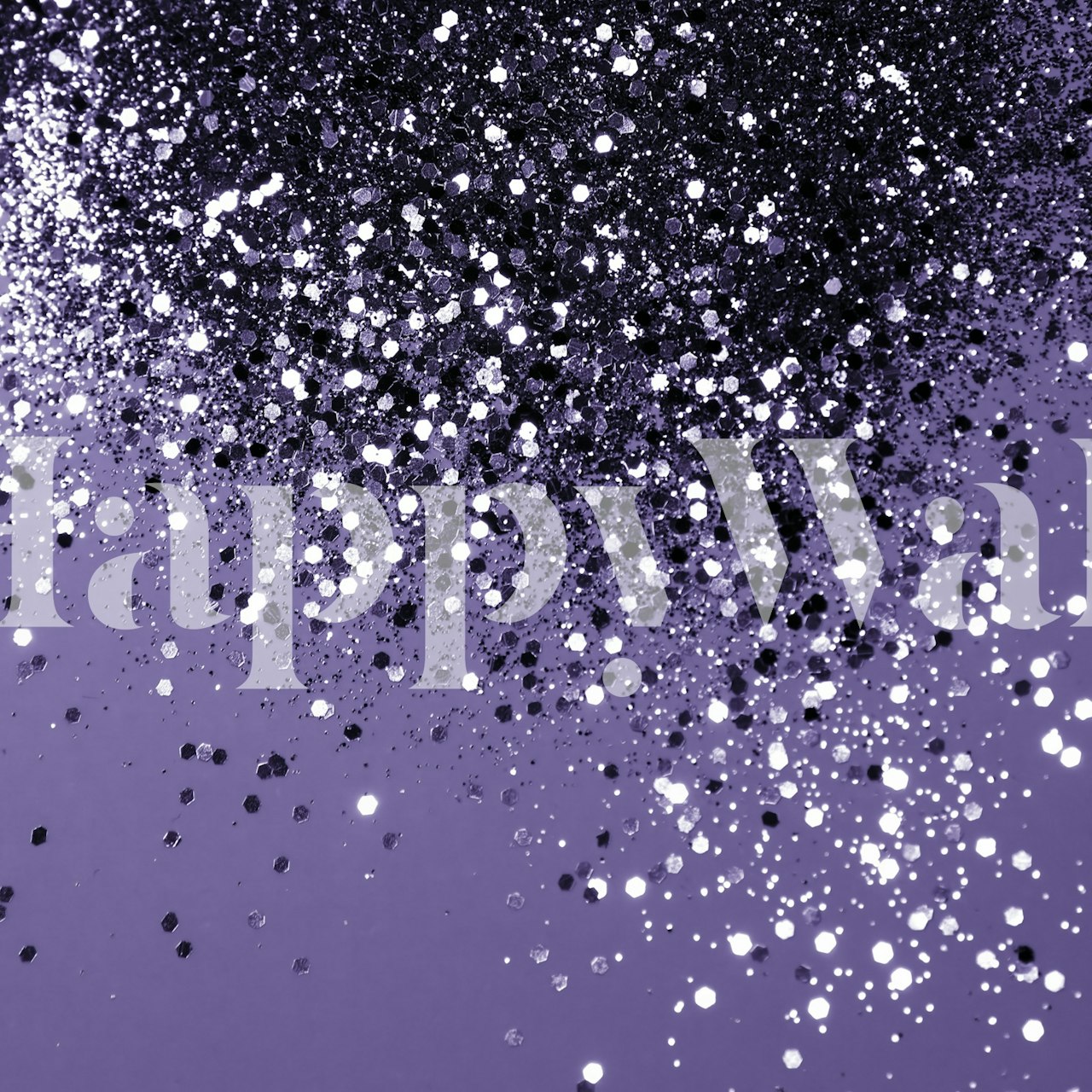 Ultra Violet Glitter Dream 2 Tapet I Et Rum