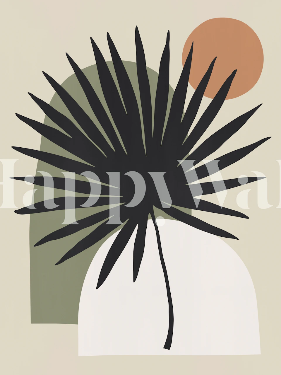 Organic nature XIII tapetti modernissa ympäristössä