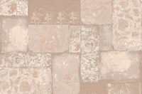 Bohemian Patchwork blush beige papiers peint