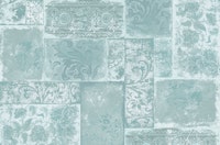 Bohemian Patchwork turquoise tapete