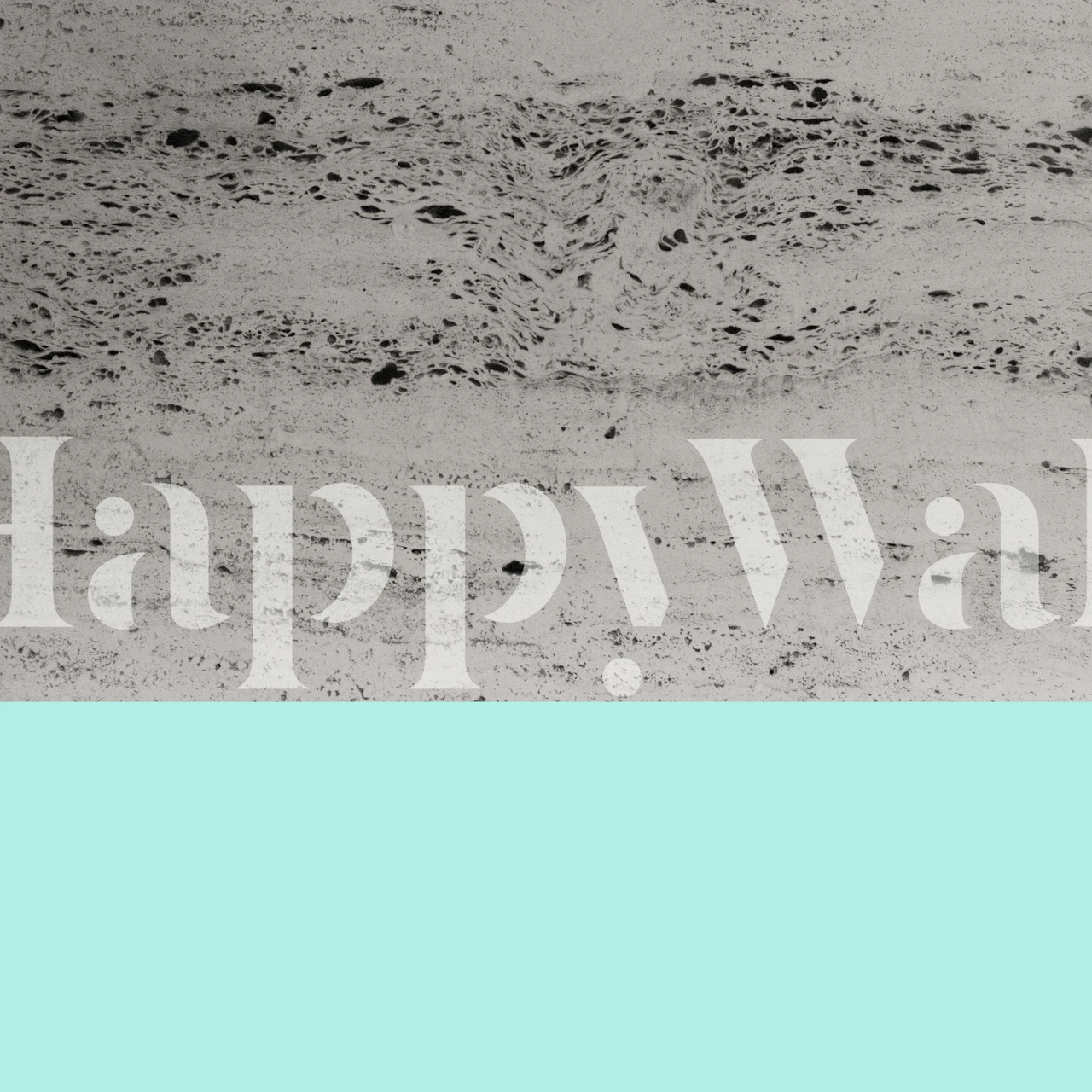 Bright Mint on Concrete 1 fotobehang met een gestructureerd betonlook en een mintkleurig ondergedeelte