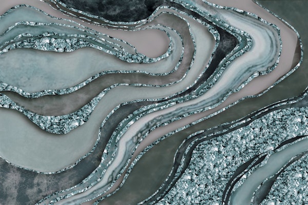 Crystal Marble Gemstone Mint