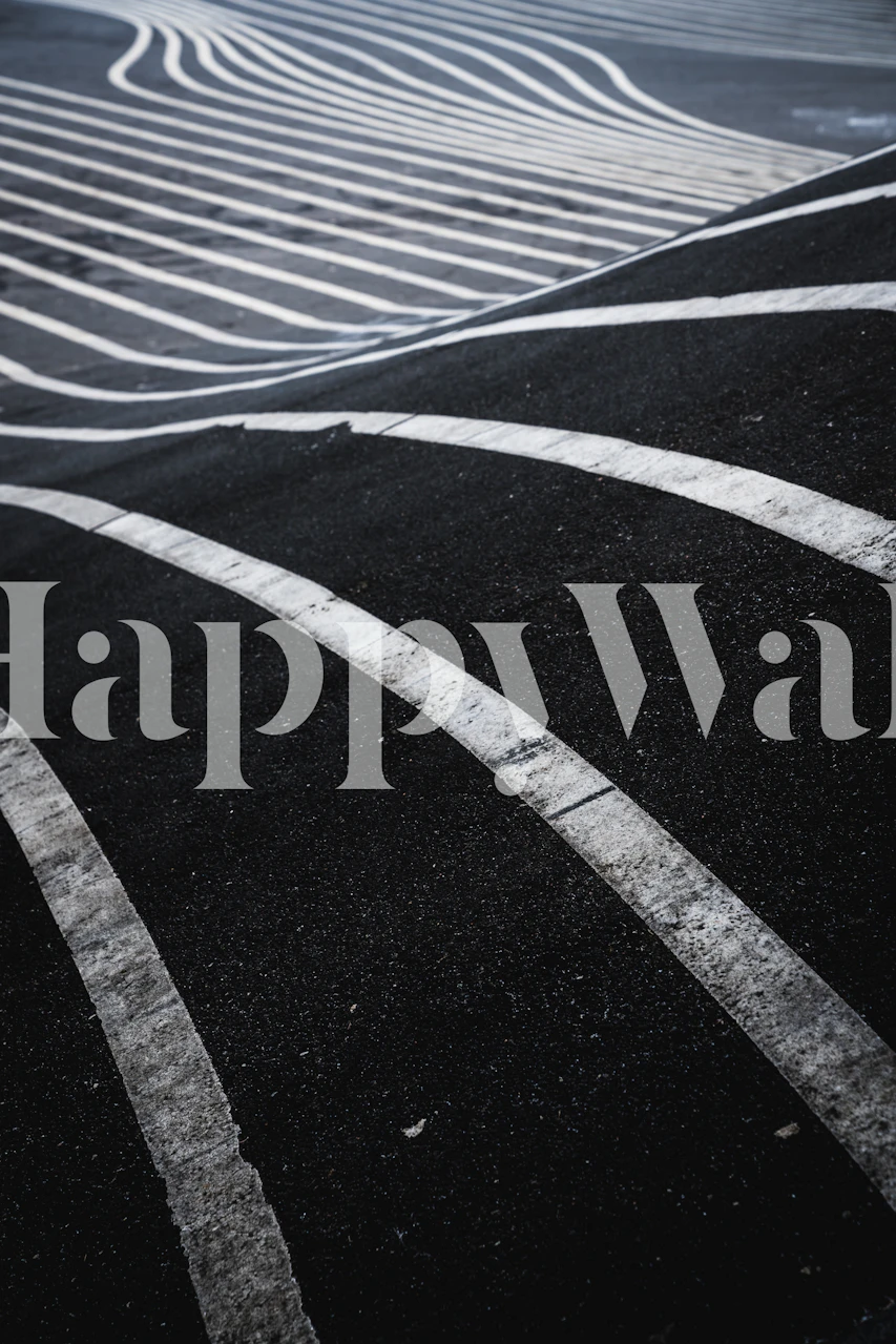 Black and white striped patterns wallpaper