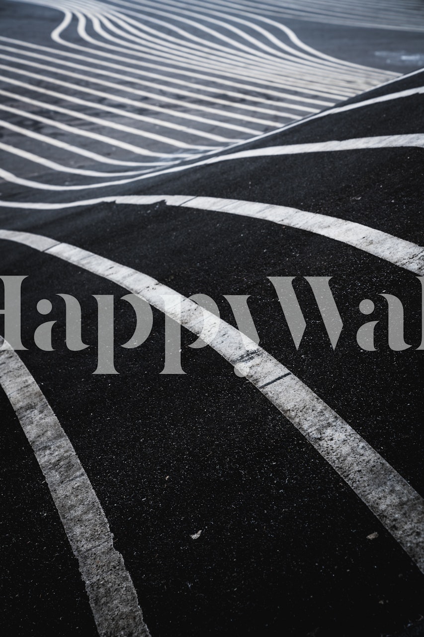 Tapeta Standing Lines u postavci prostorije