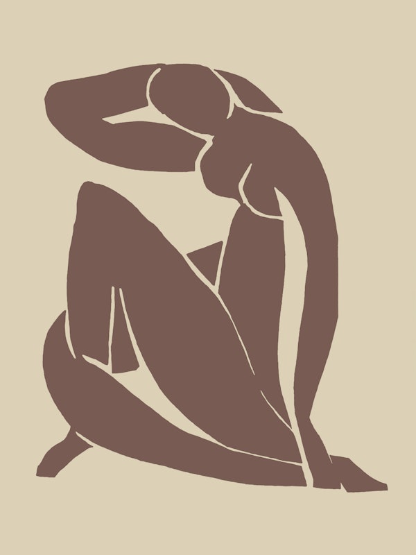 Beige Nude Inspired by Matisse