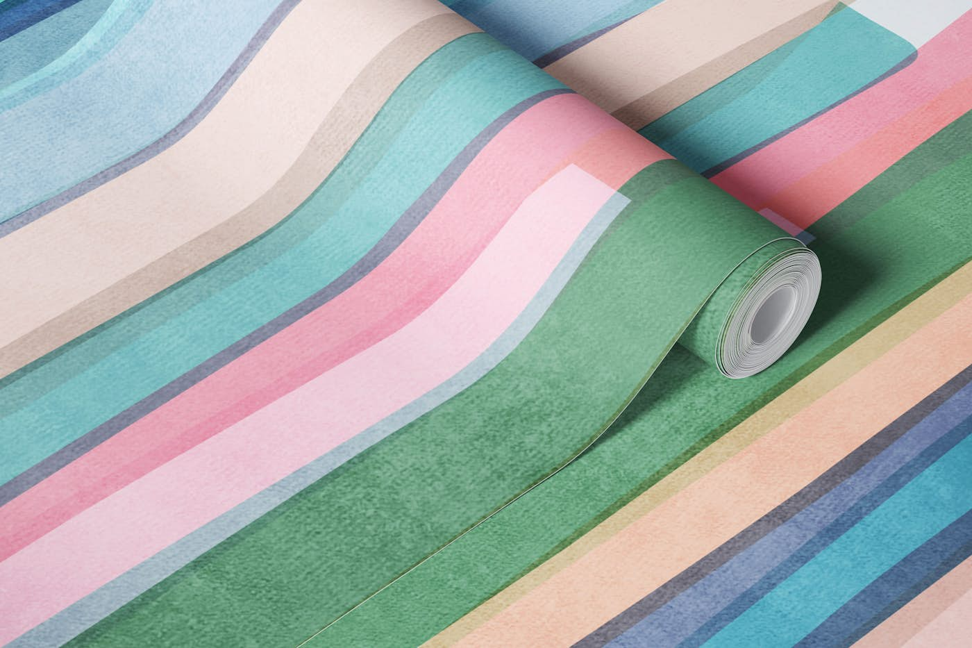 Pastel Stripes 1 wallpaper roll