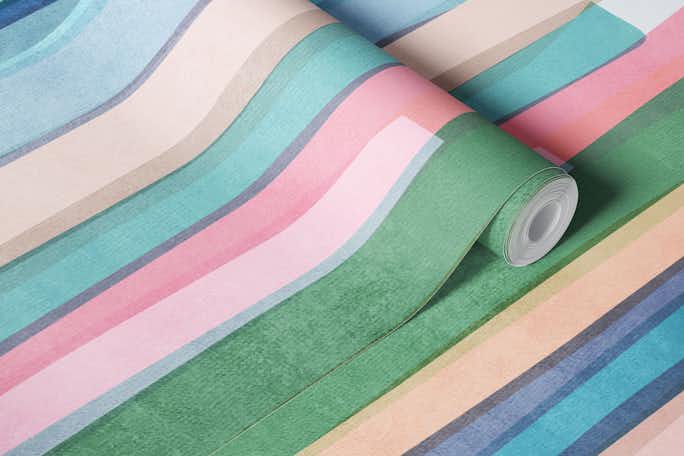 Pastel Stripes 1wallpaper roll