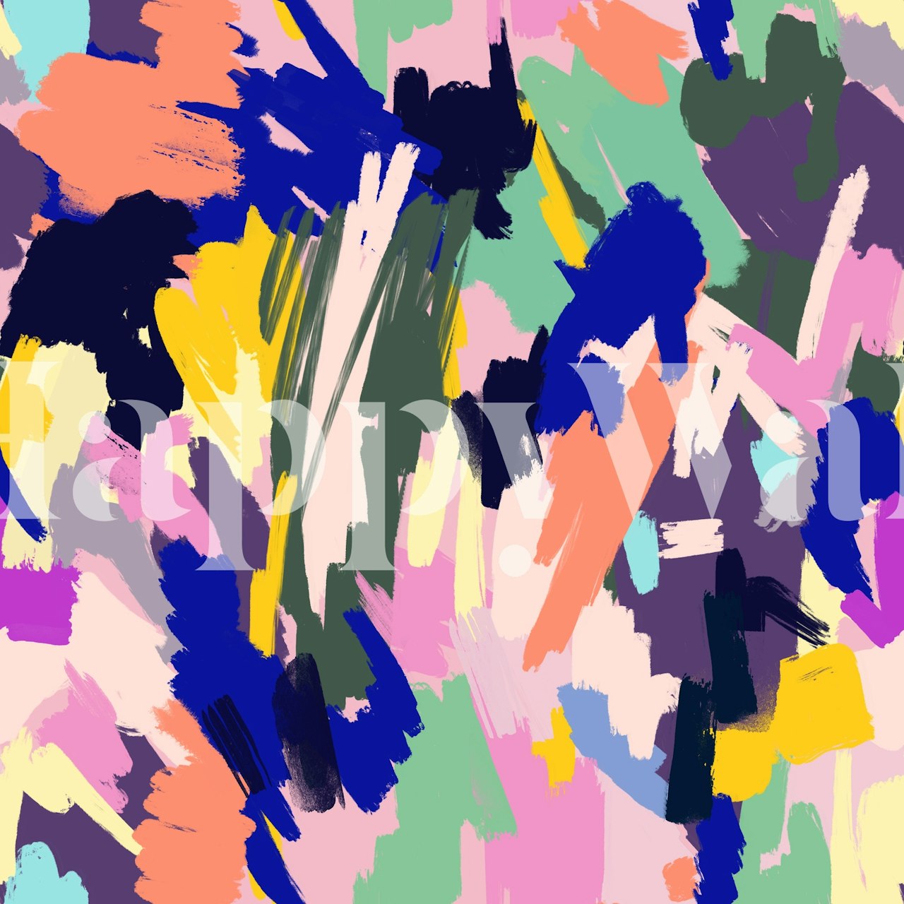 Abstract Strokes Texture tapeta w pokoju