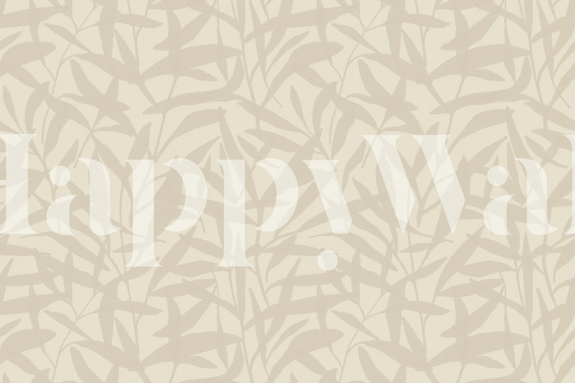 Organic pattern in beige tones wallpaper