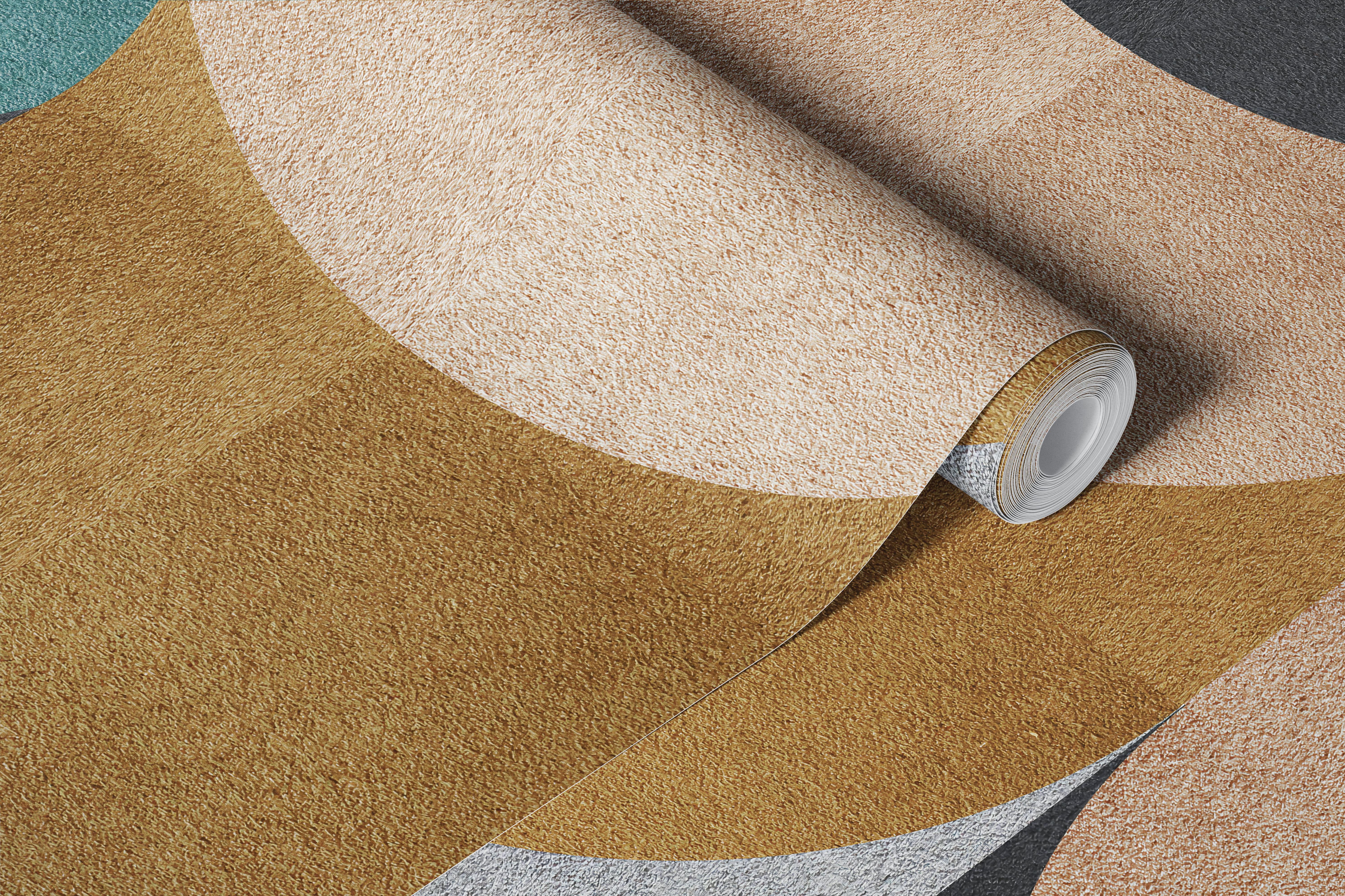 Geometric Art Design tapetti huoneessa