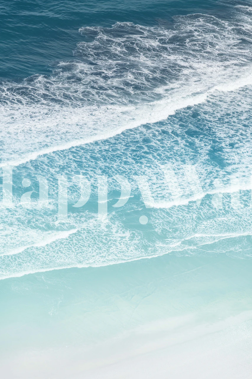 Wallpaper featuring ocean waves