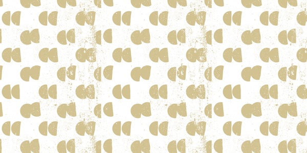 Gold textured semi-circles