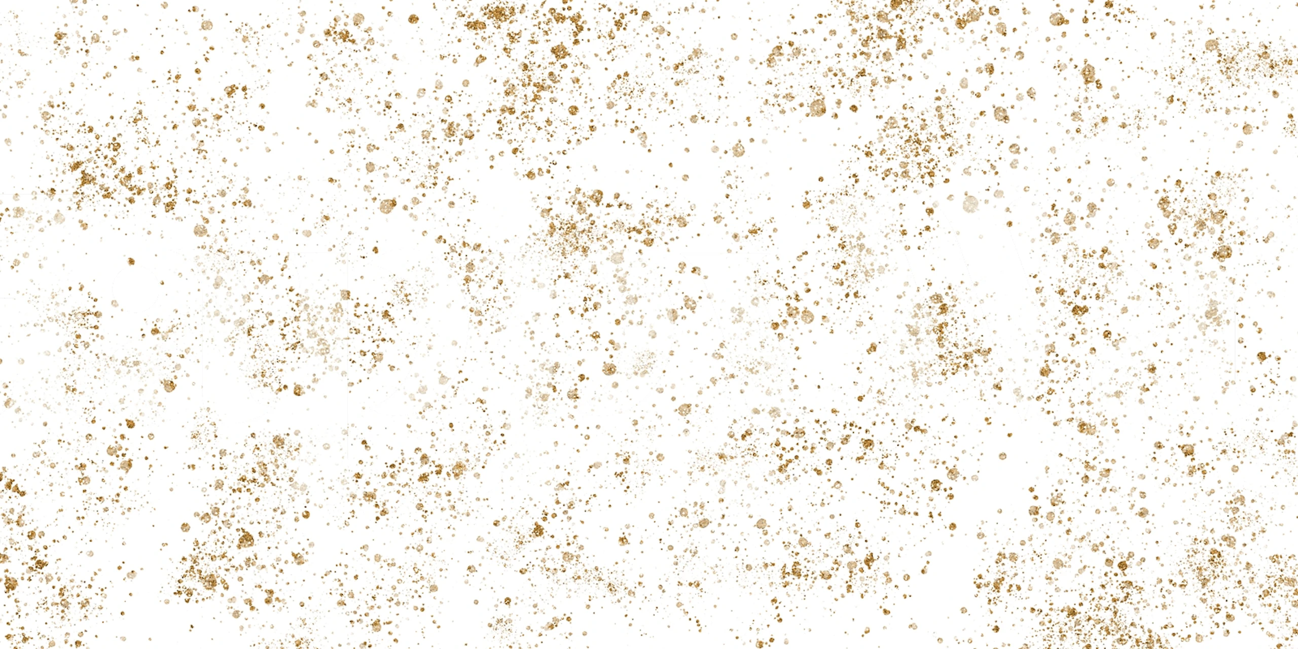 Gold and white splatter wallpaper, abstract design, modern style