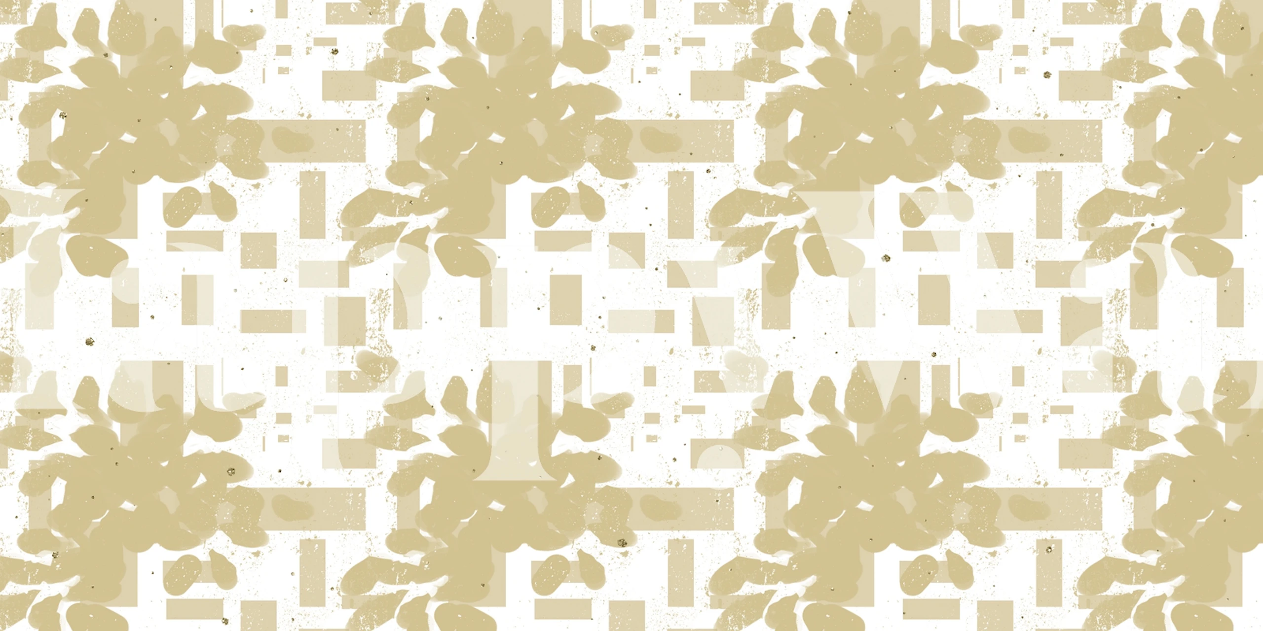 Abstract cityscape wall mural in neutral tones