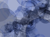 Indigo Blue Alcohol Ink behang