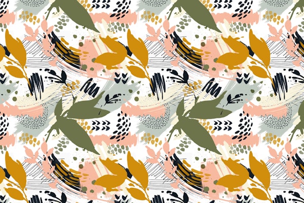 Abstract strokes still life