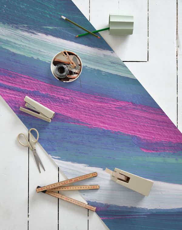 Mermaid Brushstroke Abstract 1 wallpaper roll