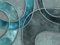 Turquoise Teal Shapes Art tapety