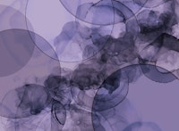 Mystic Purple Marble Ink Art behang