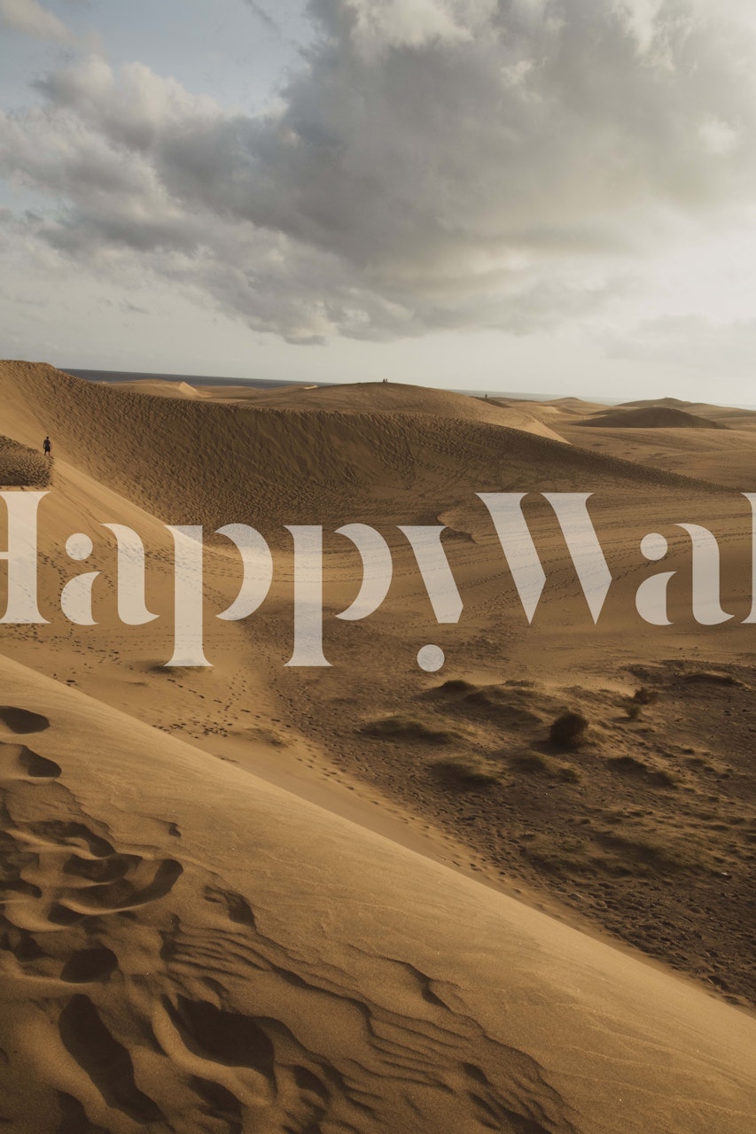 Maspalomas Dunes Dream 1 papel de parede em um quarto