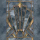 Stained Glass Art Deco Window