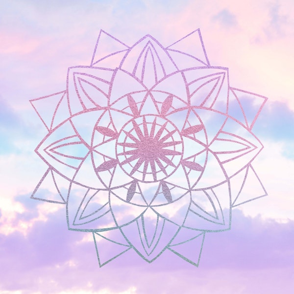 Star Mandala Unicorn Pastel 1
