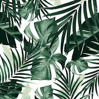 Tropical Jungle Leaves 4 tapeta