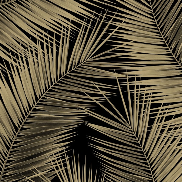 Palm Leaves Gold Cali Vibes 7